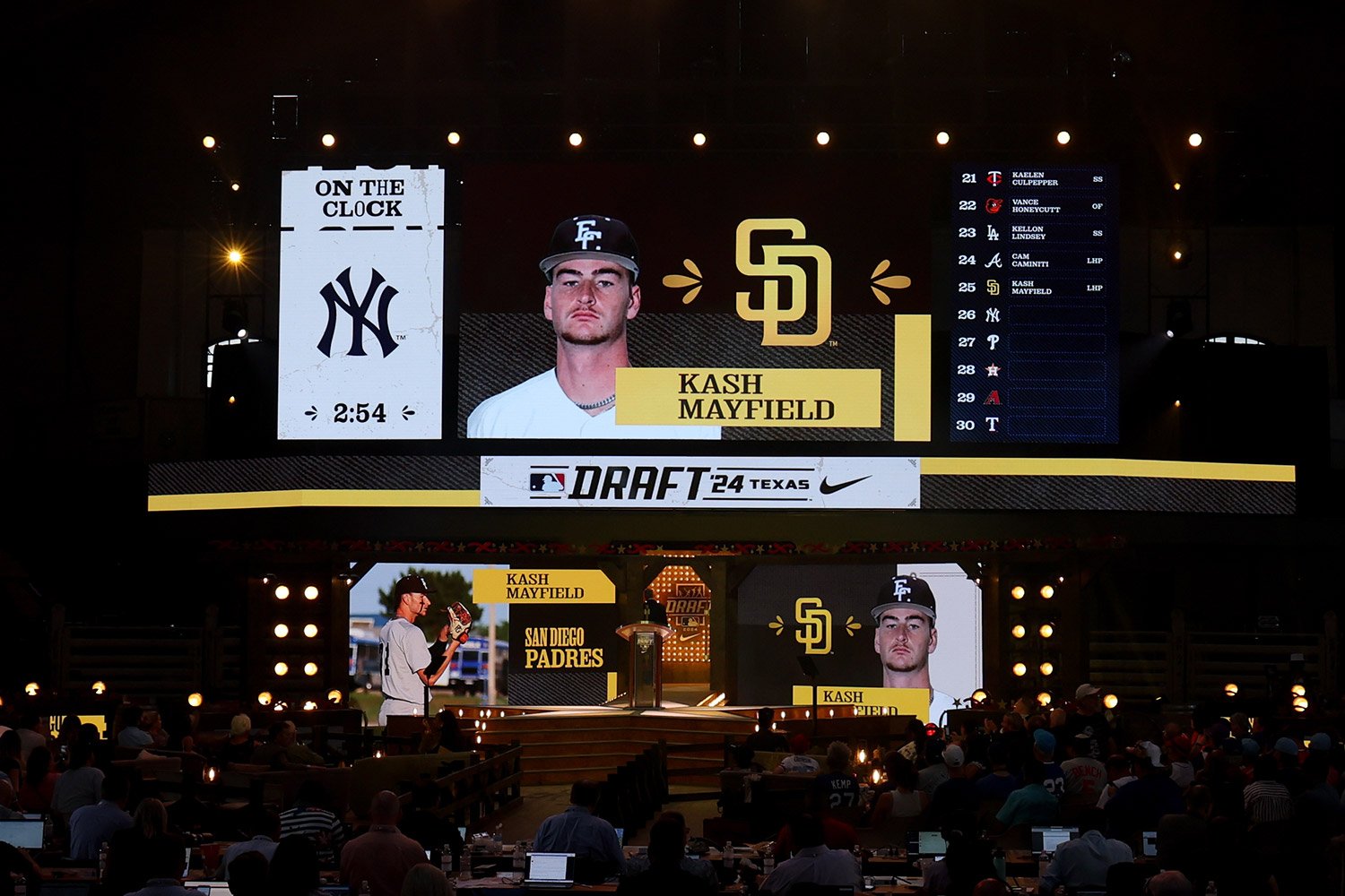 Padres Mission 2025 MLB Mock Draft Board & Day One Live Stream