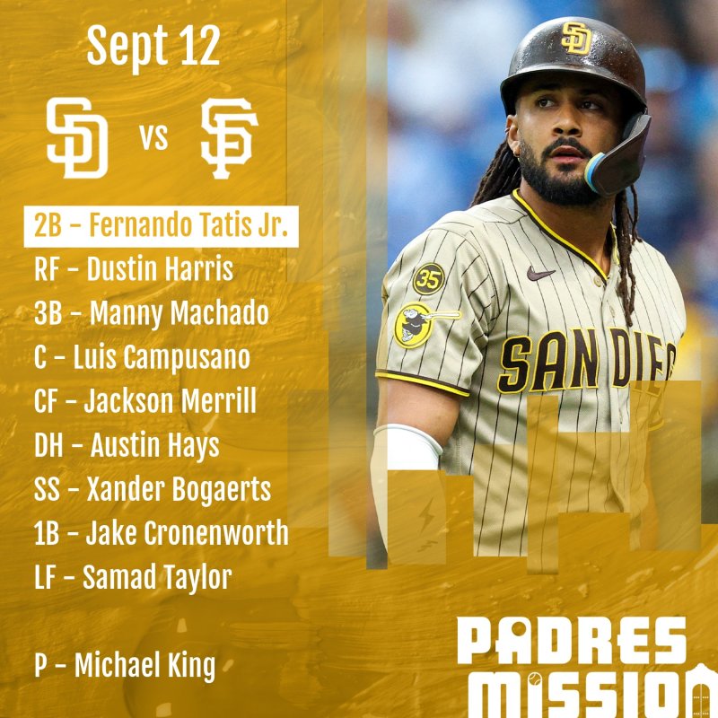 Lineup: Sept 12