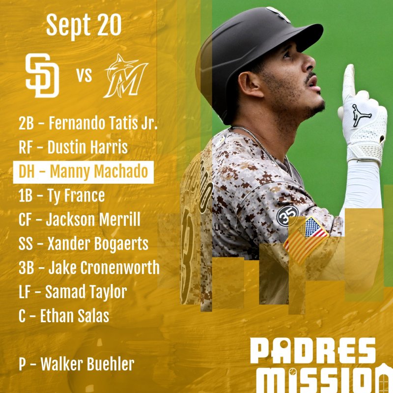 Lineup: Sept 20