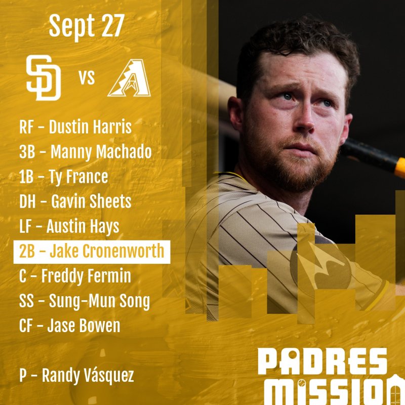 Lineup: Sept 27