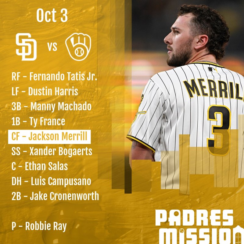 Lineup: Oct 3